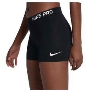 Pair 3 of 3. 3” Nike Pro shorts.